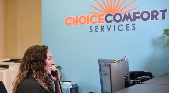 Choice Comfort Service office reception