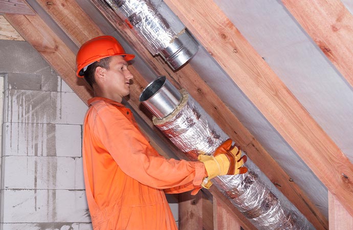 Duct system installation service