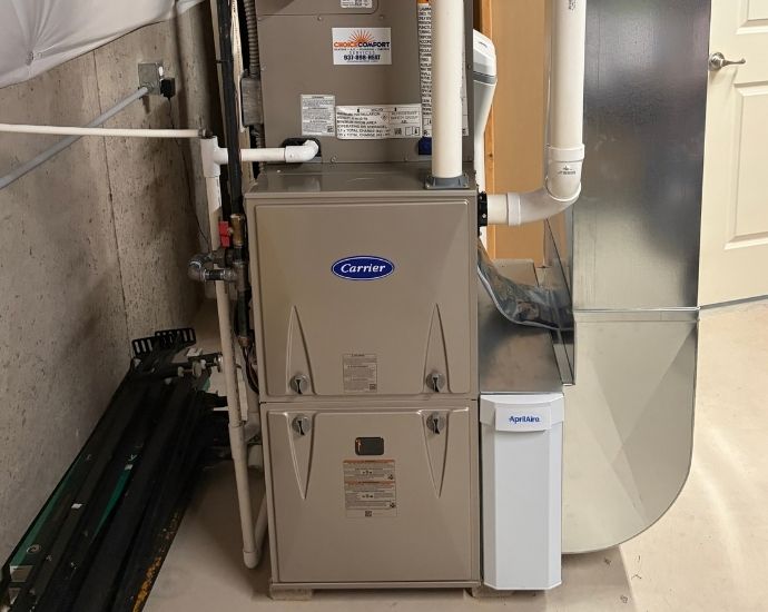 New Carrier Brand Furnace Install