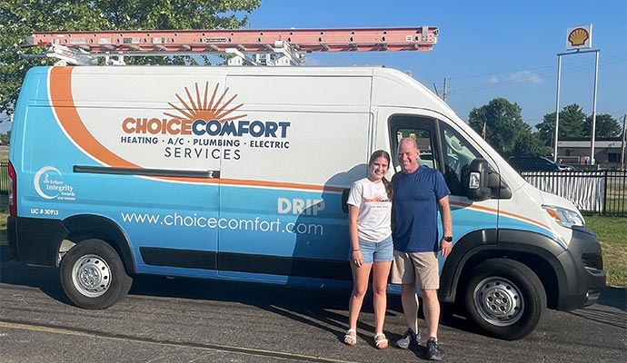 Choice Comfort service vehicle