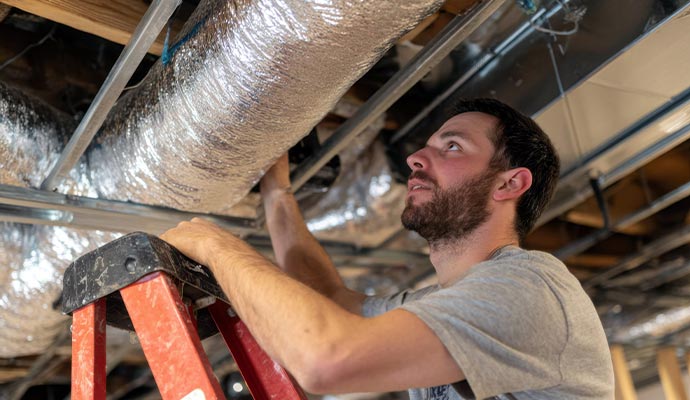 Professional duct replacement service