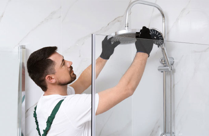Faucets and shower heads installation