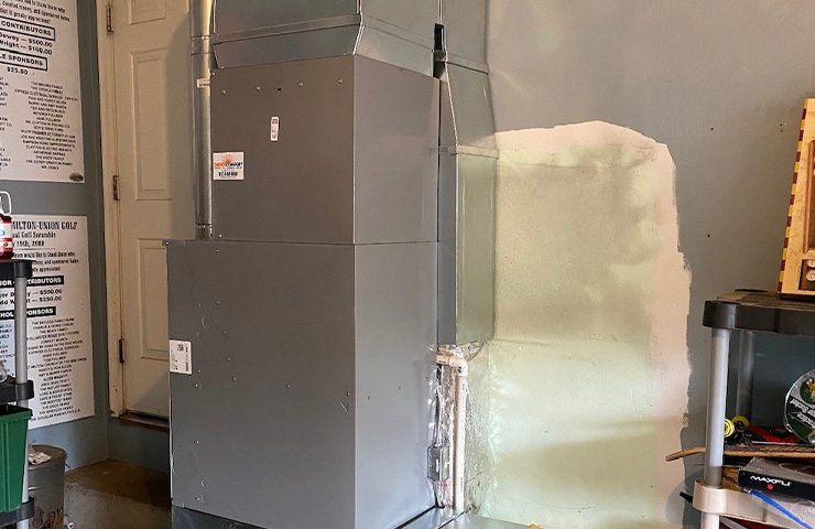 Furnace installation for Andy G.