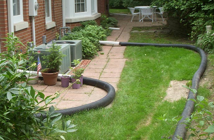installed geothermal heating system