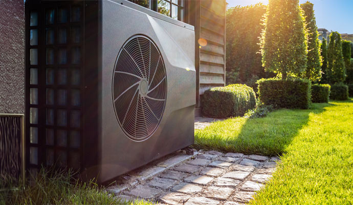 heat pump near pool in Huber Heights