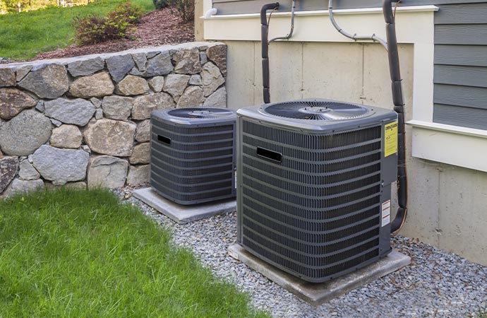 Heating and cooling HVAC