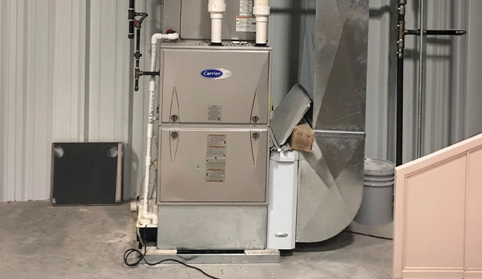 Carrier boiler heating unit