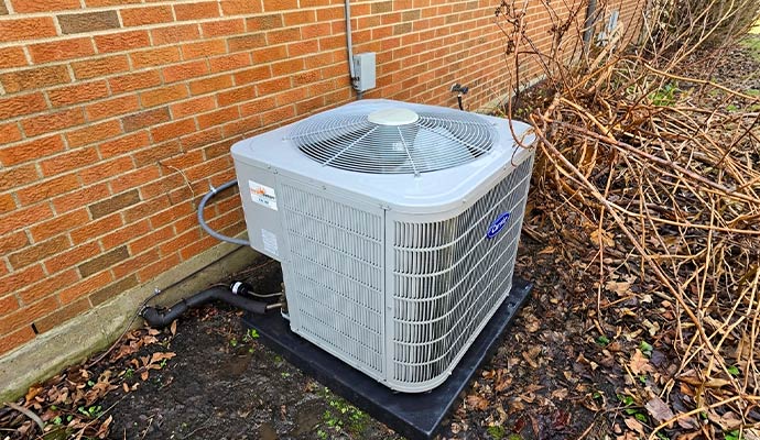 Carrier outdoor central HVAC unit