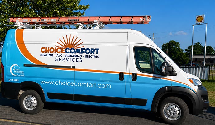 Choice Comfort service vehicle
