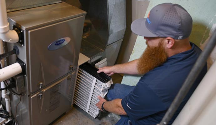 Heating system maintenance