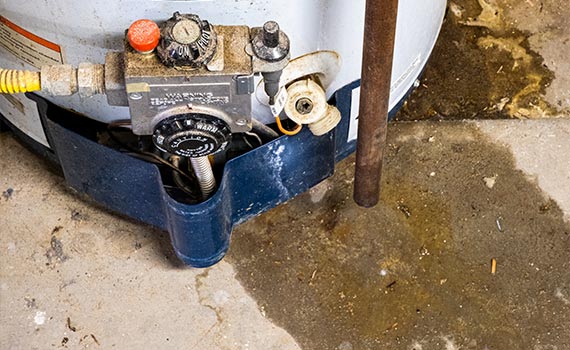 broken water heater