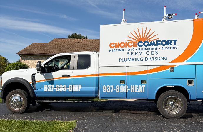 Choice Comfort Plumbing Van