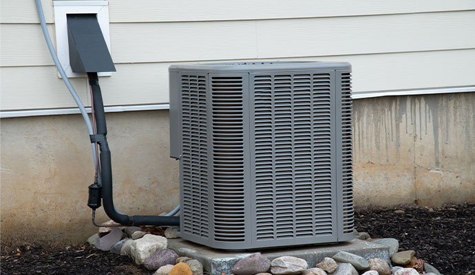 Residential central air system unit