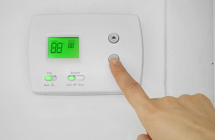 Smart AC thermostat