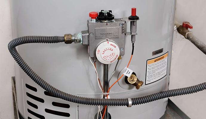Water temperature control for hot water heater